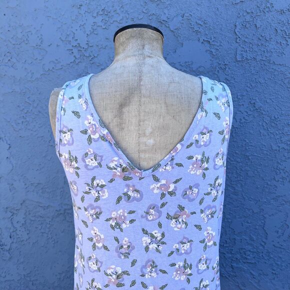 Vintage Rampage 90’s Purple Dress Full Button Floral Size Medium Coquette Flirty - Picture 13 of 15